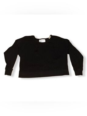 Inspired Hearts Black Crewneck Top